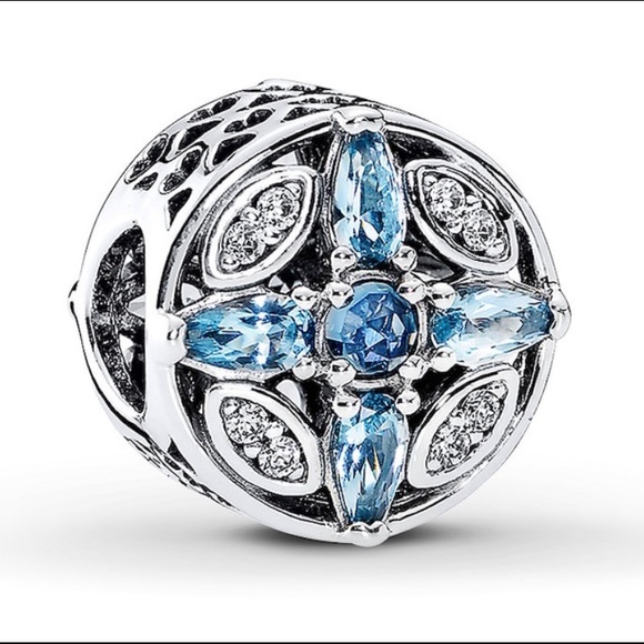 Pandora Patterns of Frost Charm - Picture 1 of 2
